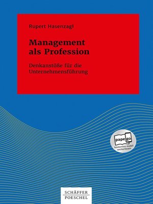 cover image of Management als Profession